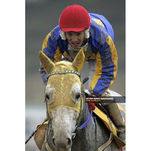 jockey and horse come back after a race at Seoul race park Seoul, 16th dec. 2006 ph. Stefano Grasso