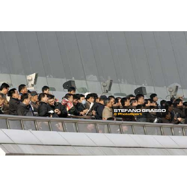 racegoers at Seoul race park Seoul, 16th dec. 2006 ph. Stefano Grasso