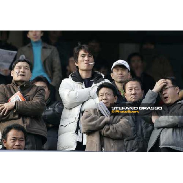 racegoers at Seoul race park Seoul, 16th dec. 2006 ph. Stefano Grasso