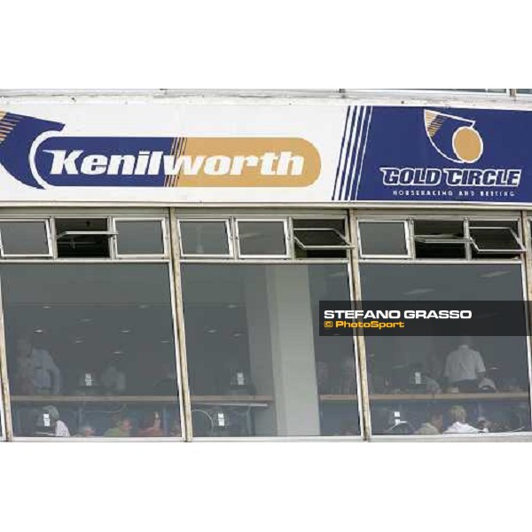 a close up of the grandstand at Kenilworth racecourse Cape Town, 6th january 2007 ph. Stefano Grasso