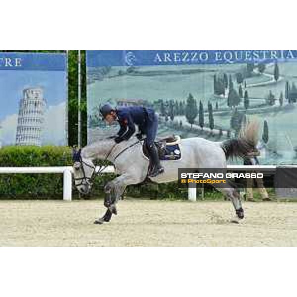 Campionati italiani assoluti - Luca Marziani su Saxo des Hayettes - Arezzo, - 23th April 2017 - ph.Mario Grassia