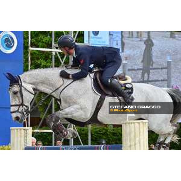 Campionati italiani assoluti - Luca Marziani su Saxo des Hayettes - Arezzo, - 23th April 2017 - ph.Mario Grassia