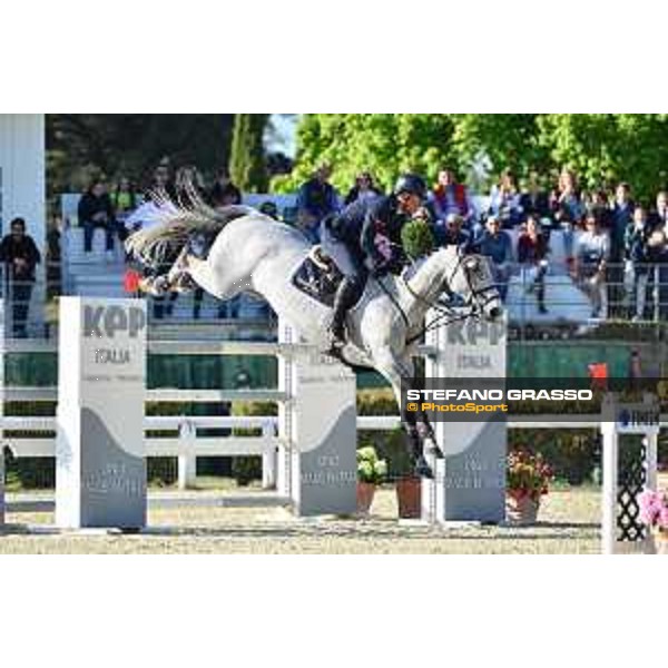 Campionati italiani assoluti - Luca Marziani su Saxo des Hayettes - Arezzo, - 23th April 2017 - ph.Mario Grassia