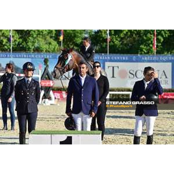 Campionati italiani assoluti - Il podio: 1° Juan Carlos Garcia, 2° Giulia Martinengo Marquet e 3° Francesco Franco - Arezzo, - 23th April 2017 - ph.Mario Grassia