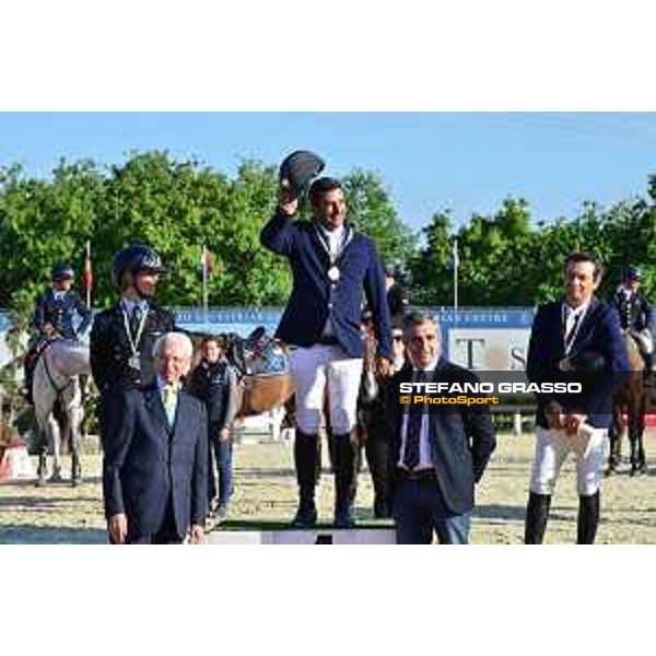 Campionati italiani assoluti - Il podio: 1° Juan Carlos Garcia, 2° Giulia Martinengo Marquet e 3° Francesco Franco - Marco Di Paola e Vittorio Orlandi - Arezzo, - 23th April 2017 - ph.Mario Grassia
