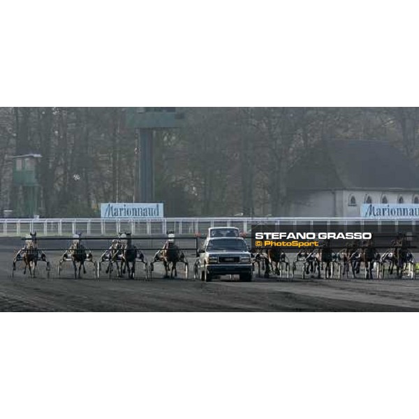 the start of Prix du Luxembourg Paris Vincennes, 27th january 2007 ph. Stefano Grasso