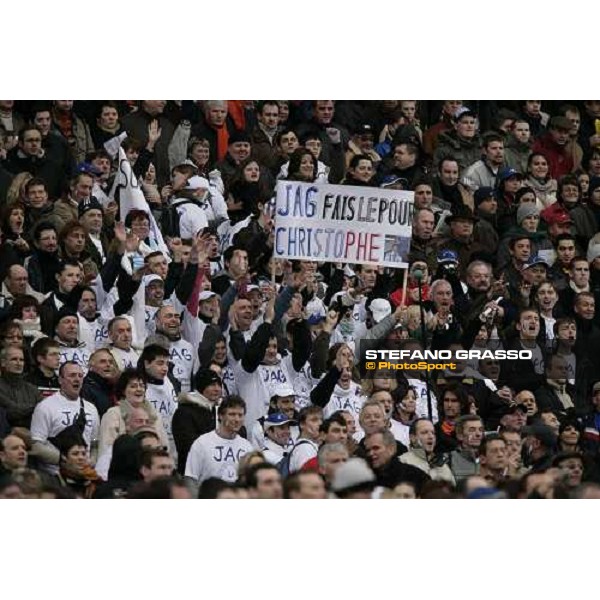 Jag de Bellouet and Christophe Gallier\'s supporters Paris, Vincennes, 28th january 2007 ph. Stefano Grasso