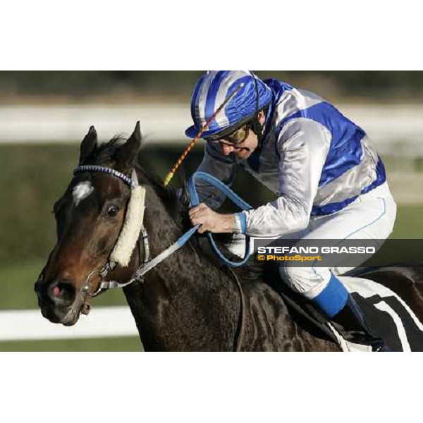 Dirck Fuhrmann on Amica go to win the Premio XXIX Steeple Chase delle Capannelle Rome, 4th february 2007 ph. Stefano Grasso