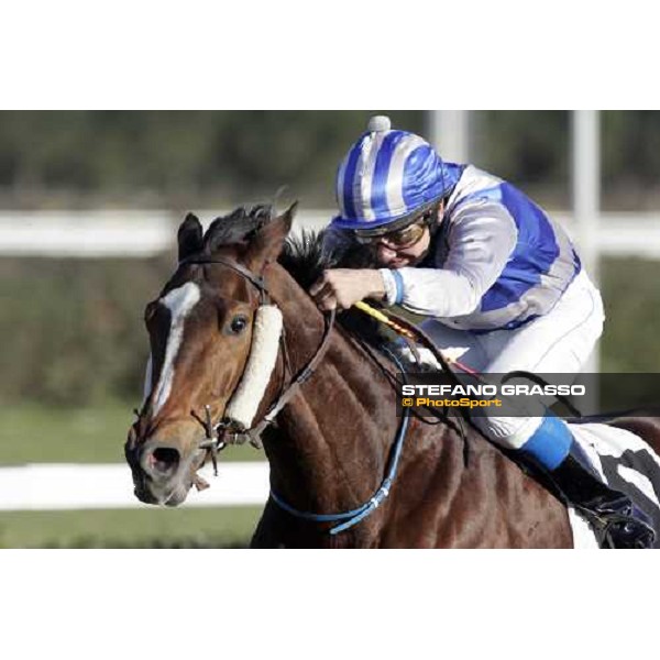 Dirck Fuhrmann on Blue Santillana goes to win the Premio Giulio Giannelli Viscardi Rome, 4th february 2007 ph. Stefano Grasso