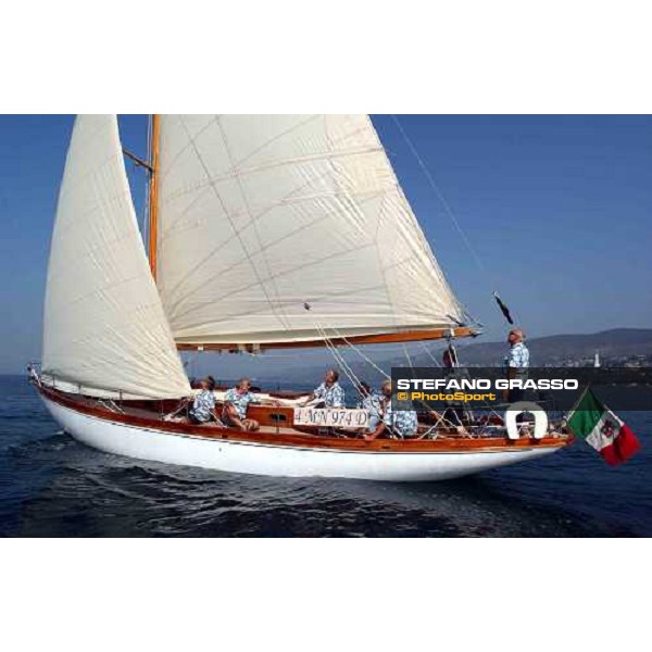 \'Ice Fire in light wind conditions wins 6° Meeting Città di Trieste Triest sept. 21 2003-ph.Stefano Grasso\' 