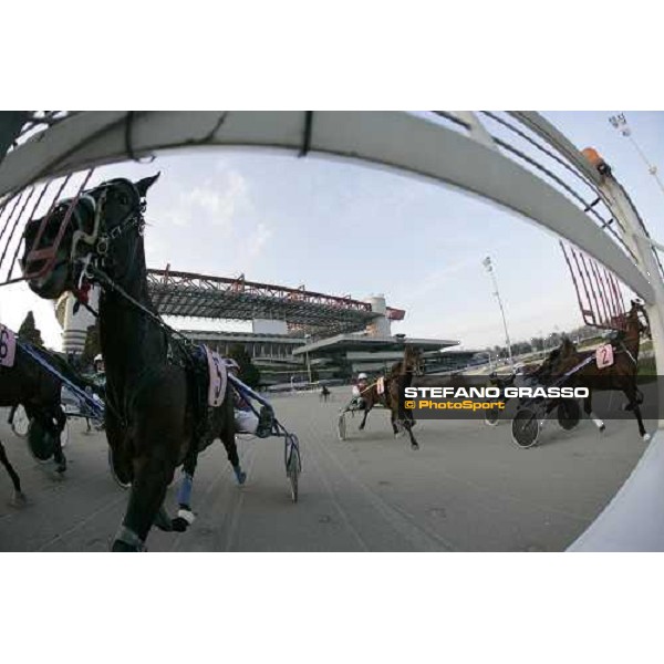 the start of a race at San Siro racetrack Milan, San Siro 11th february 2007 ph. Stefano Grasso