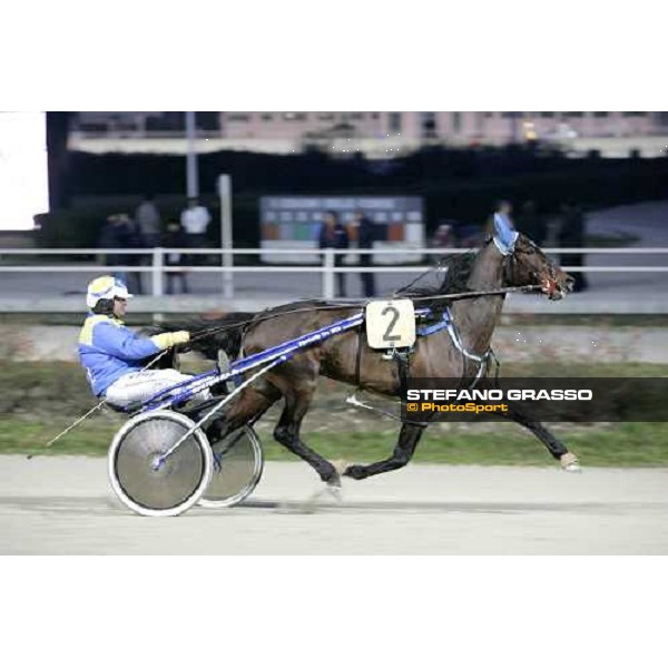 warming up for Paolo Leoni and Ferox Grif before the Gran Premio Encat \'Memorial Fausto Branchini\' Milan, San Siro 11th february 2007 ph. Stefano Grasso