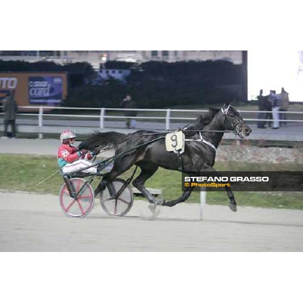 warming up for Pippo Gubellini and Frisky Bieffe before the Gran Premio Encat \'Memorial Fausto Branchini\' Milan, San Siro 11th february 2007 ph. Stefano Grasso