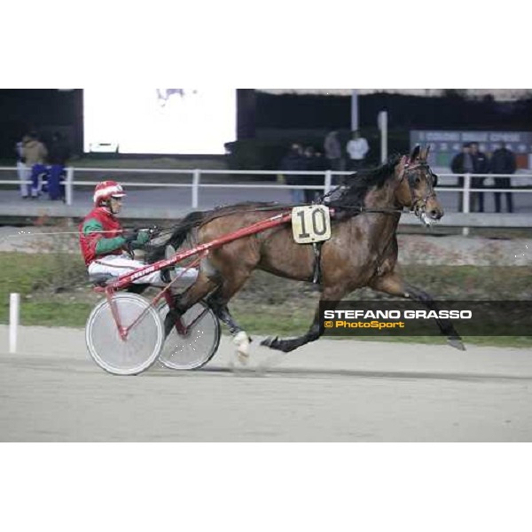 warming up for Mauro Biasuzzi and Equinox Bi before the Gran Premio Encat \'Memorial Fausto Branchini\' Milan, San Siro 11th february 2007 ph. Stefano Grasso