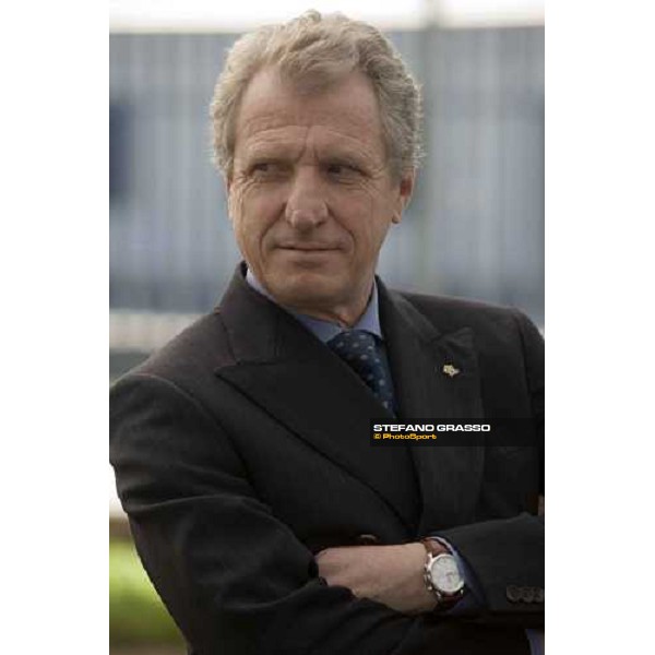 L\' Ing. Cesare Croce durante l\'inaugurazione del progetto \'Cavalli in Carcere\', alla casa di reclusione di Bollate Bollate, 27 febbraio 2007 ph. Stefano Grasso