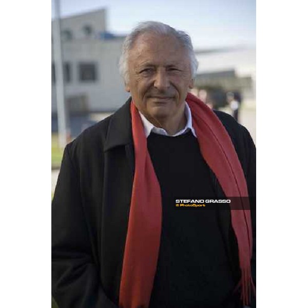 Mogol alla presentazione alla stampa del progetto \'Cavalli in Carcere\' nella casa di reclusione di Bollate. Bollate, 27 febbraio 2007 ph. Stefano Grasso