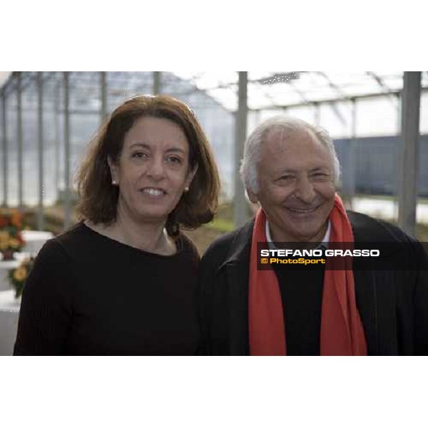 La dott.Lucia Castellano direttrice della Casa di Reclusione e Mogol alla presentazione alla stampa del progetto \'Cavalli in Carcere\' nella casa di reclusione di Bollate. Bollate, 27 febbraio 2007 ph. Stefano Grasso