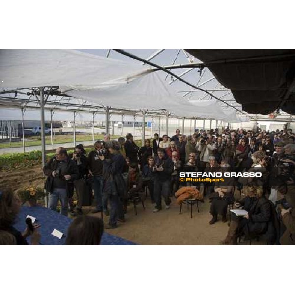 Presentazione alla stampa del progetto \'Cavalli in Carcere\' nella casa di reclusione di Bollate. Bollate, 27 febbraio 2007 ph. Stefano Grasso