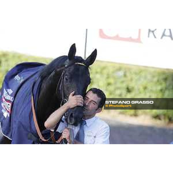Jonathan Bacci and Time to Choose - Premio Presidente della Repubblica GBI racing Rome Capannelle racecourse, 14th may 2017 - ph.Stefano Grasso