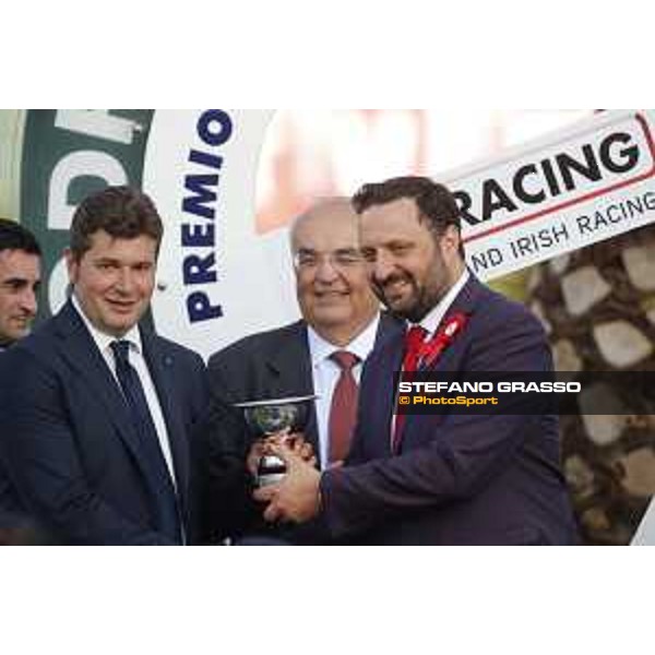 Prize giving - Stefano Botti - Premio Presidente della Repubblica GBI racing Rome Capannelle racecourse, 14th may 2017 - ph.Stefano Grasso