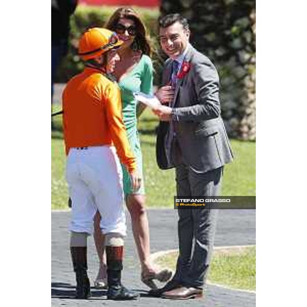 Endo Botti,Cristiana Brivio and Luca Maniezzi Rome Capannelle racecourse, 14th may 2017 - ph.Stefano Grasso