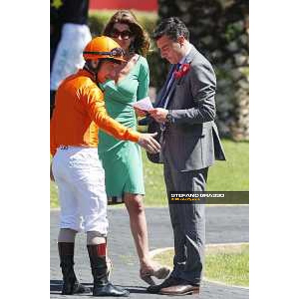 Endo Botti,Cristiana Brivio and Luca Maniezzi Rome Capannelle racecourse, 14th may 2017 - ph.Stefano Grasso