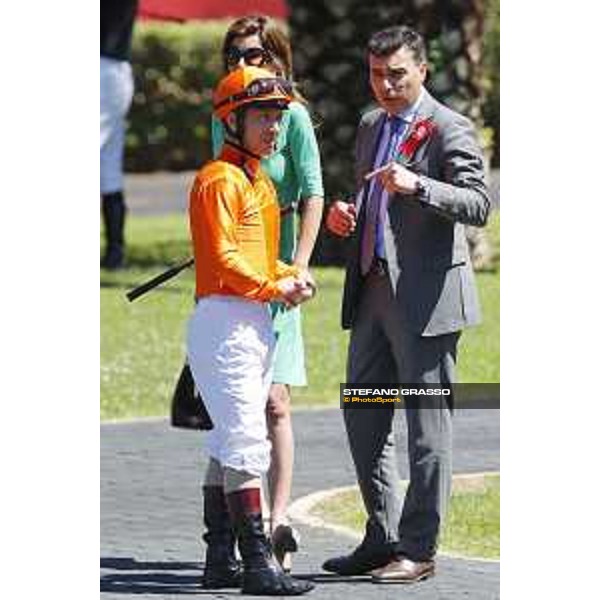 Endo Botti,Cristiana Brivio and Luca Maniezzi Rome Capannelle racecourse, 14th may 2017 - ph.Stefano Grasso