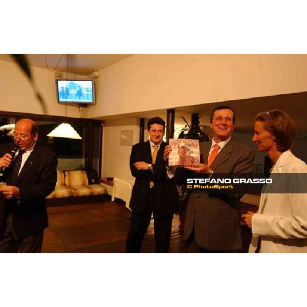 Mr. Luciano Salice, Francesca and MAssimo Salice Carimate golf Club 29th april 2004 ph. Stefano Grasso
