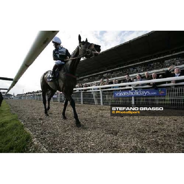 Richard Johnson comes back on Massini\'s Maguire after winning the Ballymore Properties Novices\' Hurdle Cheltenham, 2nd day - The Festival, 14th march 2007 ph. Stefano Grasso
