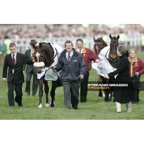 parading for Moscow Flyer before the Seasons Holidays Queen Mother Champion Steeple Chase Cheltenham, 2nd day - The Festival, 14th march 2007 ph. Stefano Grasso