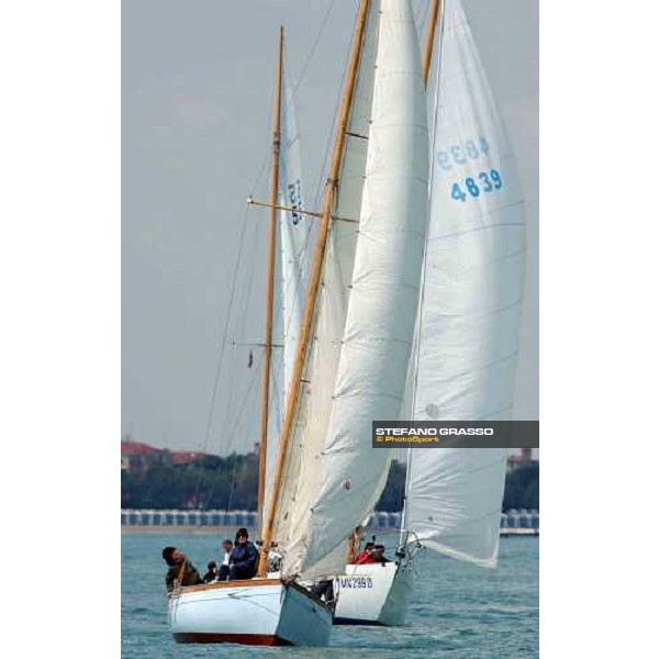 start- Aglaia- Athena and Twins XI Navalis Trophy Venice 8th may 2004 ph. Stefano Grasso