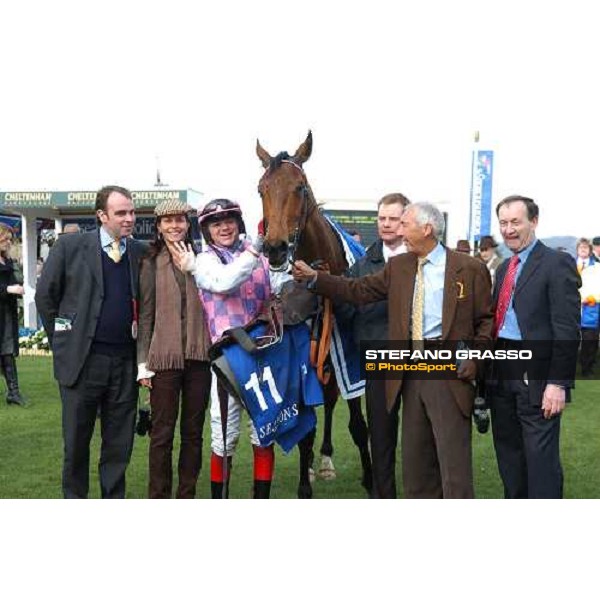 the winning connection of Voy Por Ustedes winners of The Seasons Holidays Queen Mother Champion Steeple Chase Cheltenham, 2nd day - The Festival, 14th march 2007 ph. Stefano Grasso