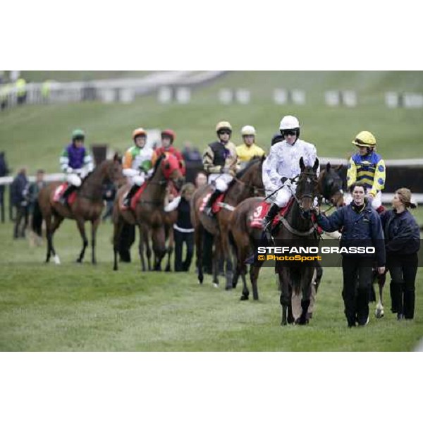 A.P.Mc Coy on Black Jack Ketchum leads the parade of the Ladbrokes World Hurdle Cheltenham, The Festival, 3rd day. 15th march 2007 ph. Stefano Grasso