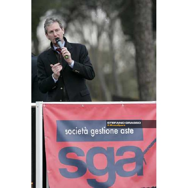 John O\'Kelly during the breeze Up sales by Sga at San Rossore racetrack Pisa, 24th march 2007 ph. Stefano Grasso