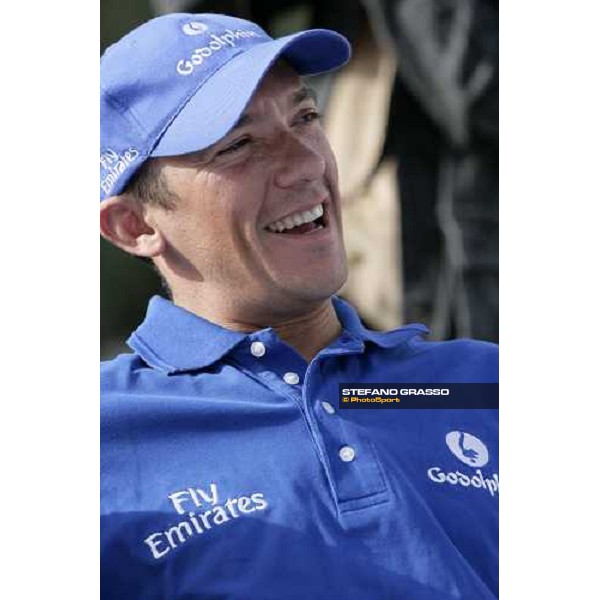 a close up for Frankie at the press conference after morning track works at Godolphin stables Dubai, Al Quoz 28th march 2007 ph. Stefano Grasso