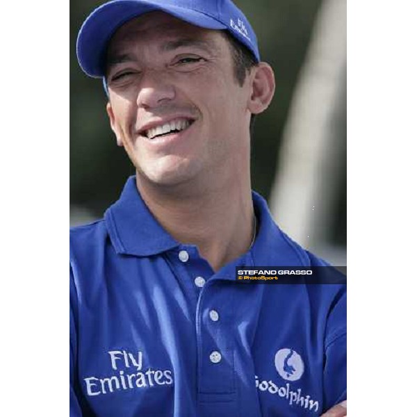 a close up for Frankie at the press conference after morning track works at Godolphin stables Dubai, Al Quoz 28th march 2007 ph. Stefano Grasso