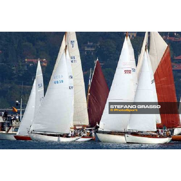 \'50 old boats starting at 6° Meeting Città di Trieste Triest sept. 21 2003-ph.Stefano Grasso\' 
