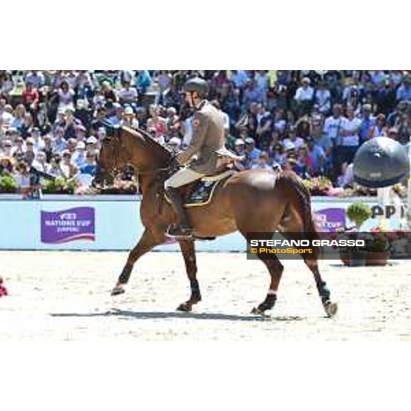 CSIO of Rome -FEI Nations Cup - Alberto Zorzi on Fair Light van\'t Heike - Rome, Piazza di Siena - 26 May 2017 - ph.Mario Grassia