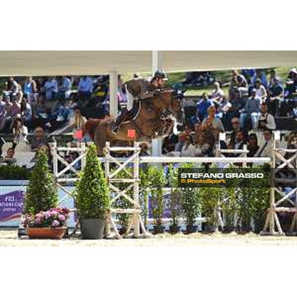 CSIO of Rome -FEI Nations Cup - Alberto Zorzi on Fair Light van\'t Heike - Rome, Piazza di Siena - 26 May 2017 - ph.Mario Grassia