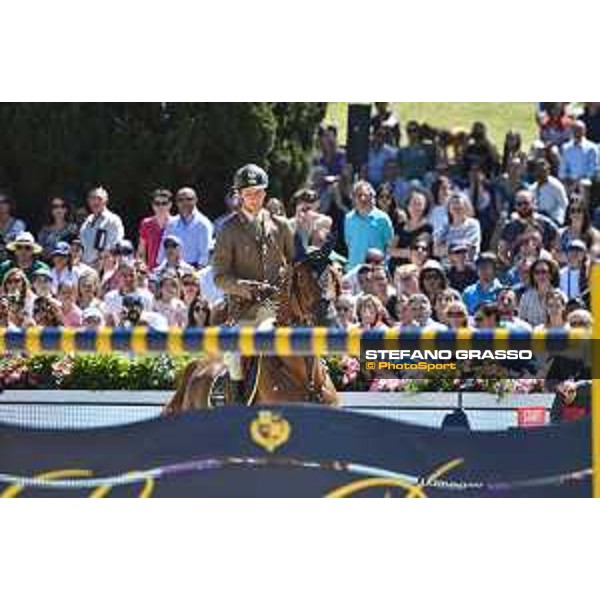CSIO of Rome -FEI Nations Cup - Alberto Zorzi on Fair Light van\'t Heike - Rome, Piazza di Siena - 26 May 2017 - ph.Mario Grassia