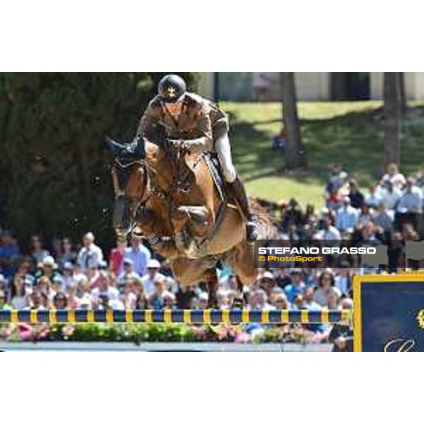 CSIO of Rome -FEI Nations Cup - Alberto Zorzi on Fair Light van\'t Heike - Rome, Piazza di Siena - 26 May 2017 - ph.Mario Grassia