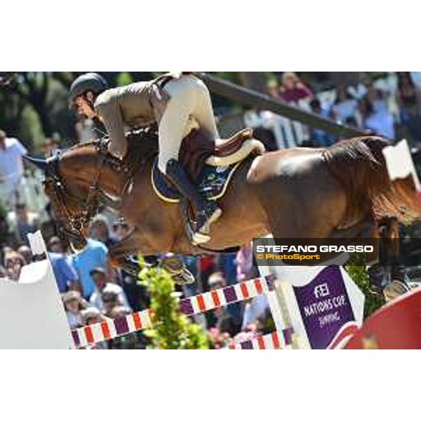 CSIO of Rome -FEI Nations Cup - Alberto Zorzi on Fair Light van\'t Heike - Rome, Piazza di Siena - 26 May 2017 - ph.Mario Grassia