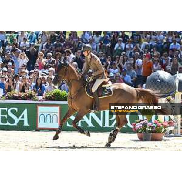 CSIO of Rome -FEI Nations Cup - Alberto Zorzi on Fair Light van\'t Heike - Rome, Piazza di Siena - 26 May 2017 - ph.Mario Grassia