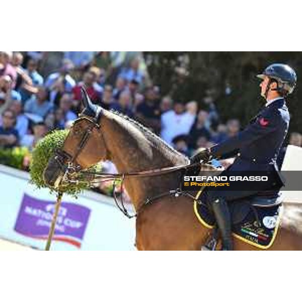 CSIO of Rome -FEI Nations Cup - Lorenzo de Luca on Ensor de Litrange XII - Rome, Piazza di Siena - 26 May 2017 - ph.Mario Grassia