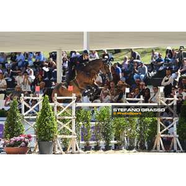 CSIO of Rome -FEI Nations Cup - Lorenzo de Luca on Ensor de Litrange XII - Rome, Piazza di Siena - 26 May 2017 - ph.Mario Grassia