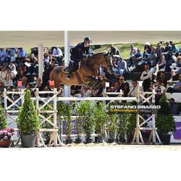 CSIO of Rome -FEI Nations Cup - Lorenzo de Luca on Ensor de Litrange XII - Rome, Piazza di Siena - 26 May 2017 - ph.Mario Grassia