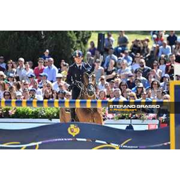 CSIO of Rome -FEI Nations Cup - Lorenzo de Luca on Ensor de Litrange XII - Rome, Piazza di Siena - 26 May 2017 - ph.Mario Grassia