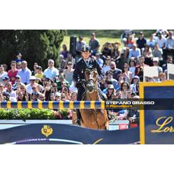 CSIO of Rome -FEI Nations Cup - Lorenzo de Luca on Ensor de Litrange XII - Rome, Piazza di Siena - 26 May 2017 - ph.Mario Grassia