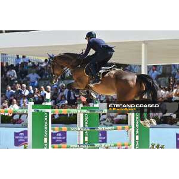 CSIO of Rome -FEI Nations Cup - Lorenzo de Luca on Ensor de Litrange XII - Rome, Piazza di Siena - 26 May 2017 - ph.Mario Grassia