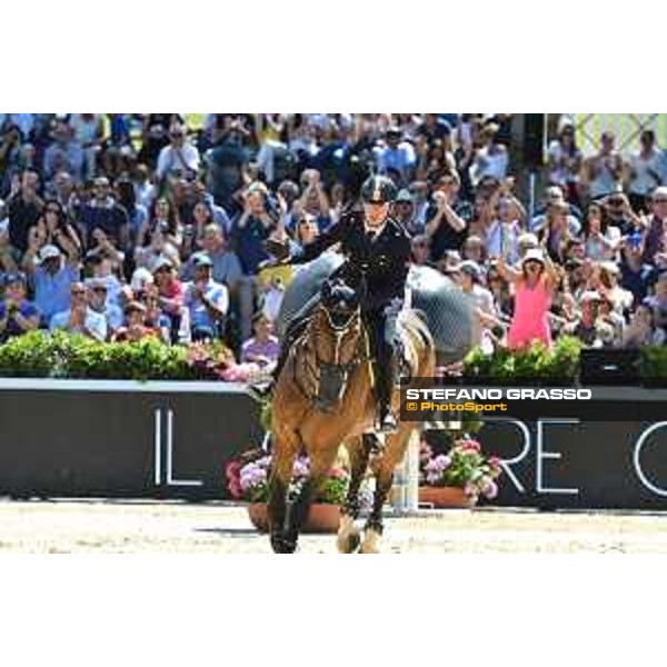 CSIO of Rome -FEI Nations Cup - Lorenzo de Luca on Ensor de Litrange XII - Rome, Piazza di Siena - 26 May 2017 - ph.Mario Grassia